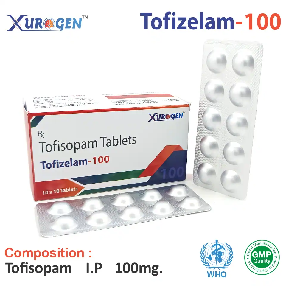 Tofisopam 100mg Tablet in PCD Pharma Franchise